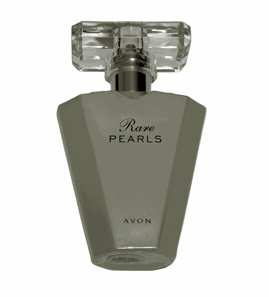 New Rear Pearls Eau De Perfume bottle with crystal cap featuring floral and warm notes by Avon