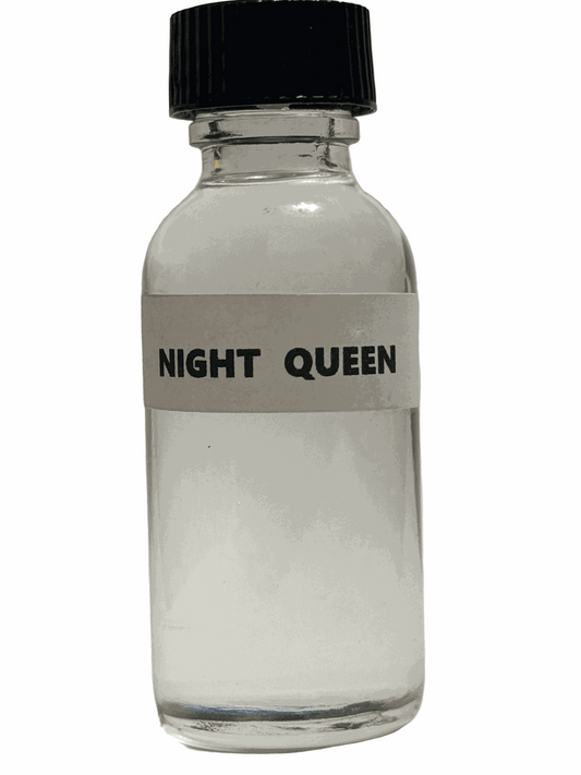 Night Queen artisanal perfume oil bottle inspired by The Merchant of Venice with floral and spice notes