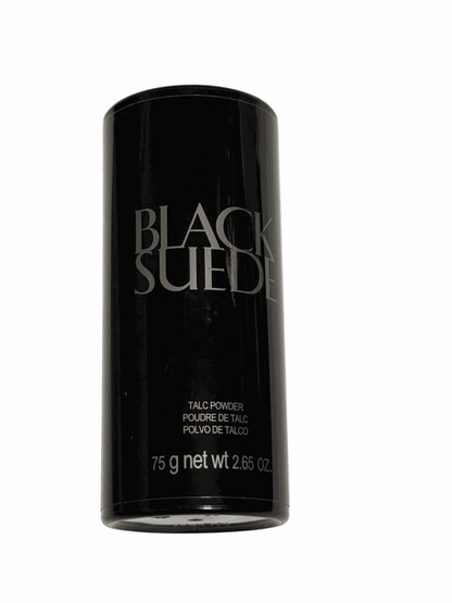 Black Suede talc powder 2.65 oz keeps skin dry and comfortable